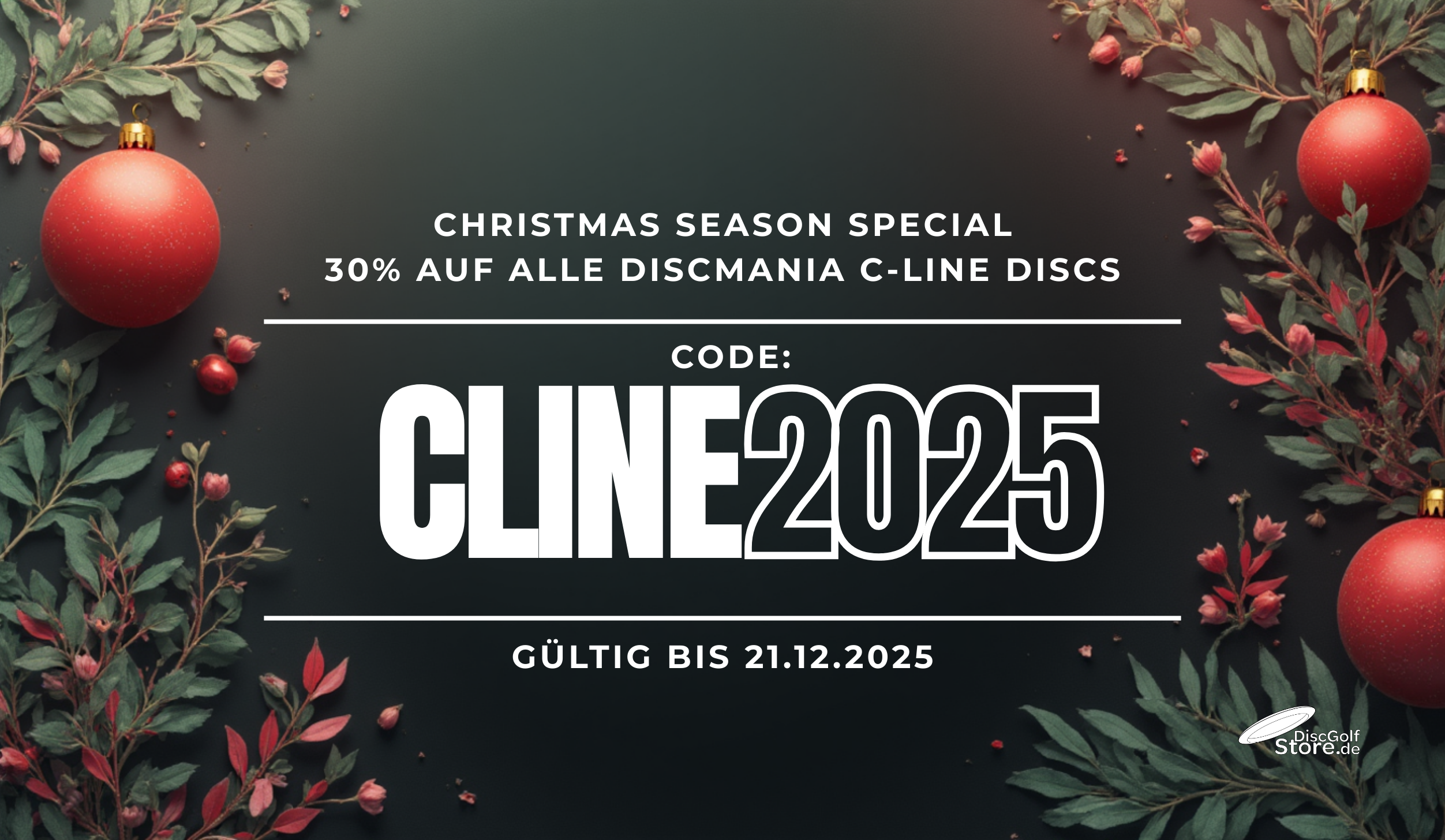 30% Rabatt auf alle Discmania C-Line Scheiben