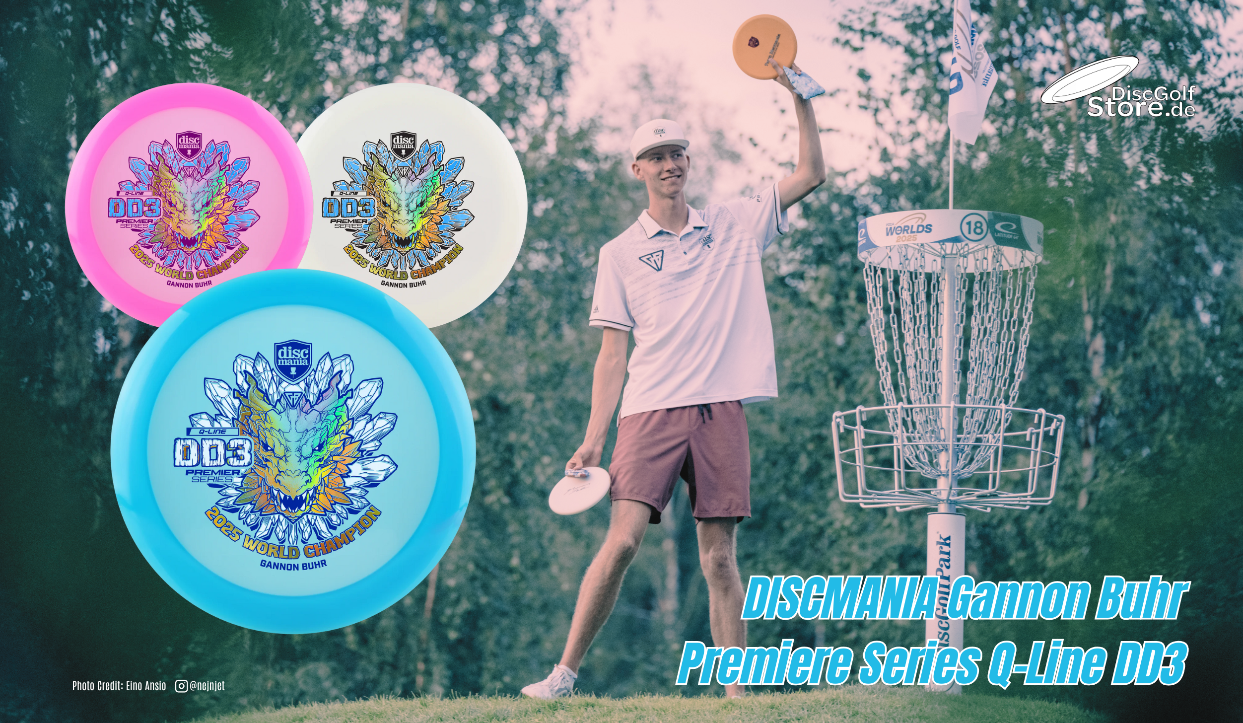 Q-Line DD3 Gannon Buhr PDGA World Champion 2025