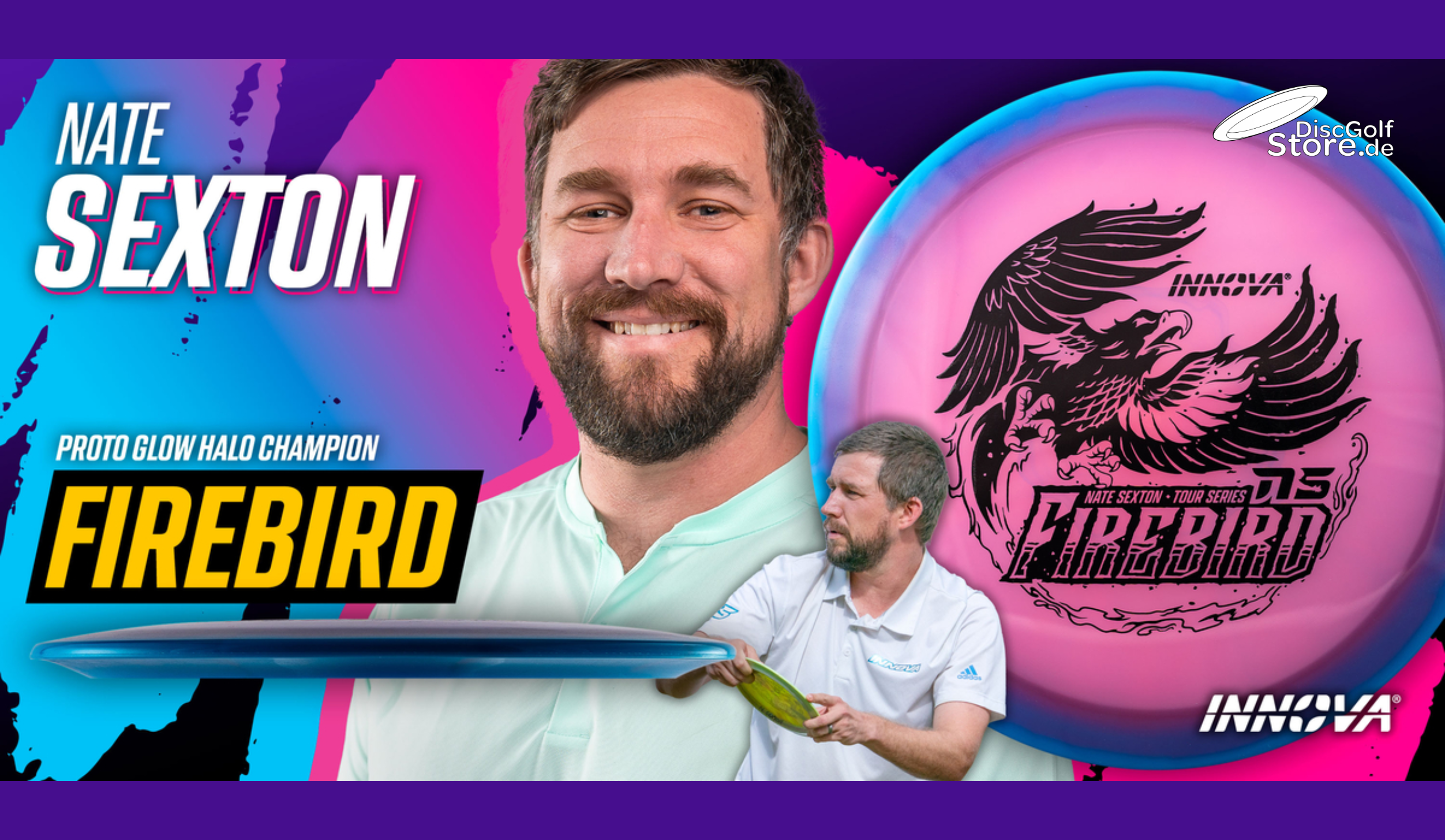 Nate Sexton 2025 Tour Series Proto Glow Halo Champion Firebird