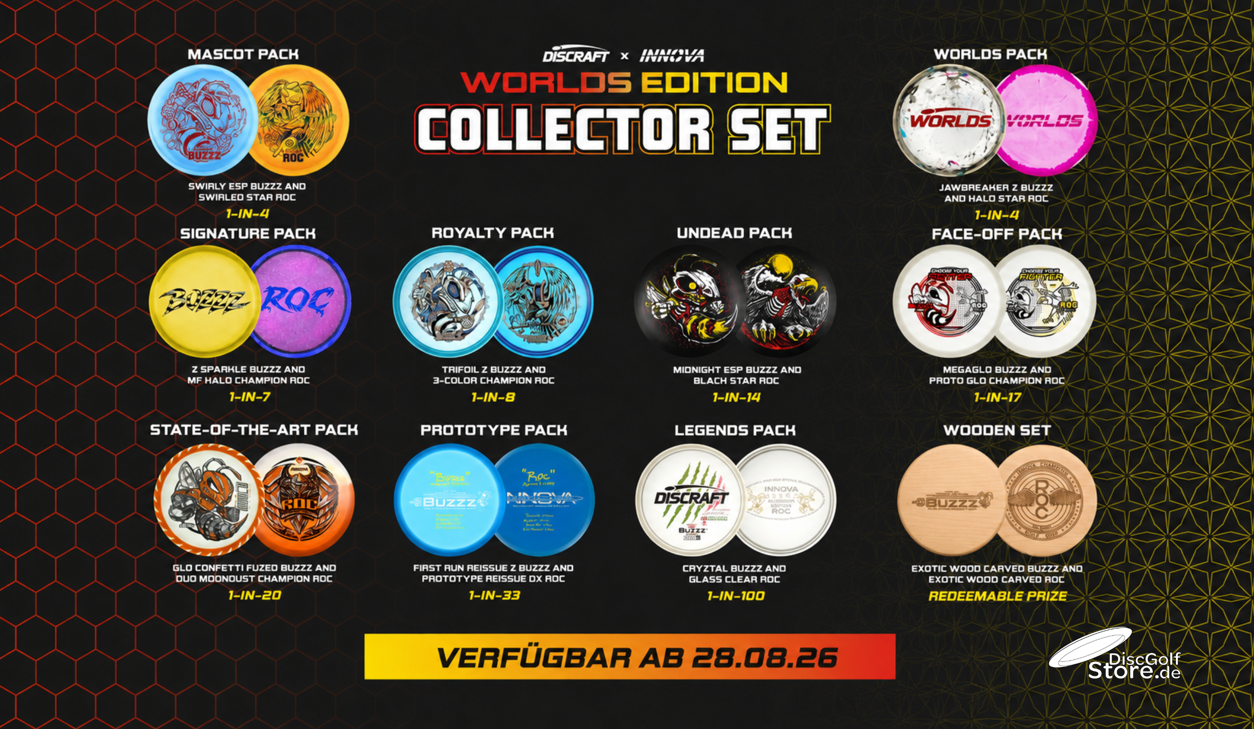 Discraft x Innova Worlds Edition Collector Set