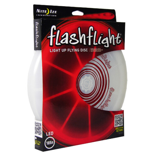 Flashflight LED Wurfscheibe rot