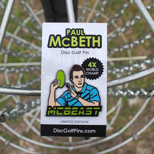 Paul McBeth Disc Golf Pin