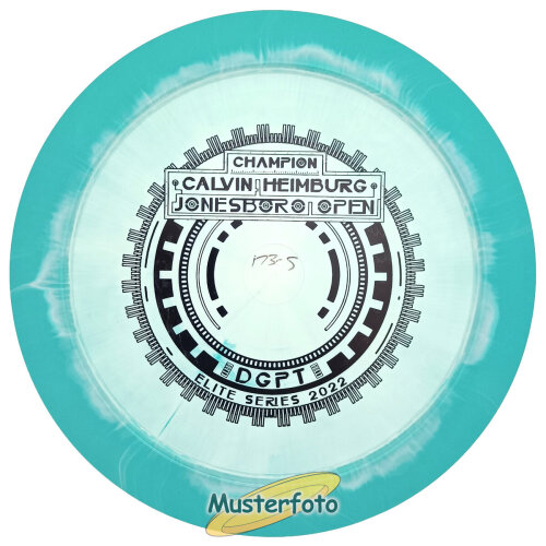 Calvin Heimburg 2022 Commemorative Halo Star Destroyer (Jonesboro Open) 173g-175g türkis-schwarz