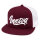 Innova Flow Logo Baseball Cap dunkelrot-wei
