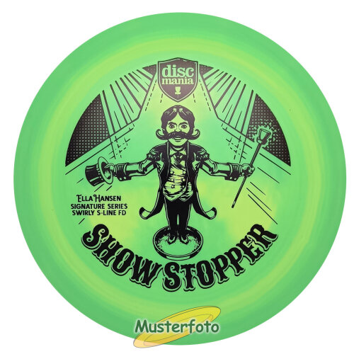 Show Stopper - Ella Hansen Signature Series Swirly S-Line FD 172g grün2 schwarz