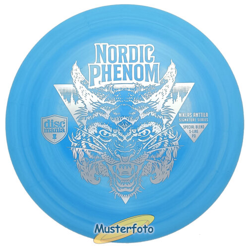 Nordic Phenom - Niklas Anttila Signature Series S-line PD 173g swirly-hellblau silber-reflex