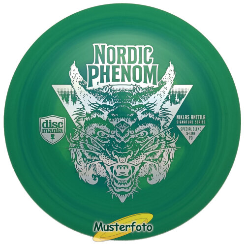Nordic Phenom - Niklas Anttila Signature Series S-line PD 173g swirly-grün silber-reflex