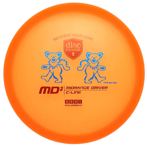 Grateful Dead C-Line MD3 (Bear Pair) 179g orange rot-blau