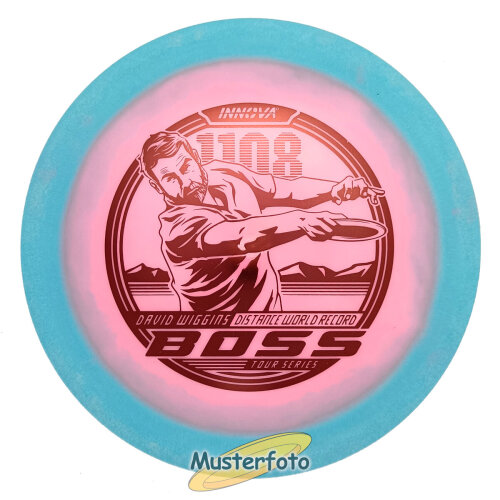 David Wiggins Jr. 2023 Tour Series Glow Halo Star Boss 170g hellblau-pink rot