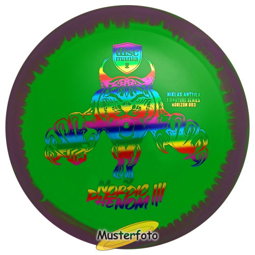 Nordic Phenom 3 - Niklas Anttila Signature Series Horizon S-Line DD3 175g violett-grün rainbow