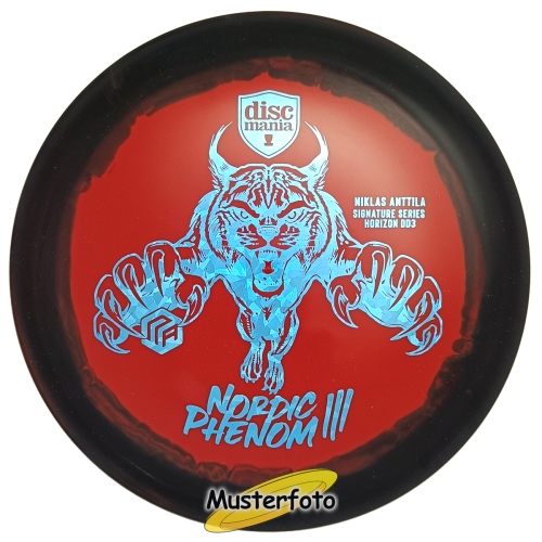 Nordic Phenom 3 - Niklas Anttila Signature Series Horizon S-Line DD3 171g schwarz-rot shatter eisblau