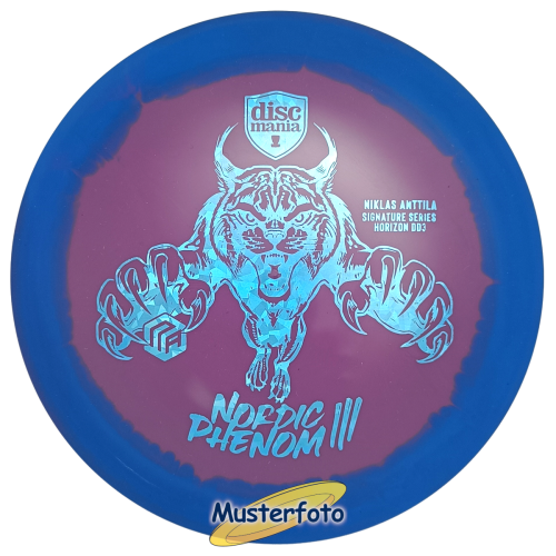 Nordic Phenom 3 - Niklas Anttila Signature Series Horizon S-Line DD3 175g blau-violett shatter eisblau