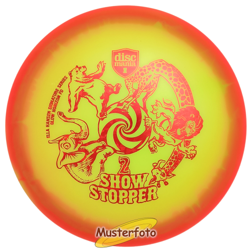 Show Stopper 2 - Ella Hansen Signature Series Color Glow Horizon C-Line FD 176g rot-gelbgrün shatter-rot