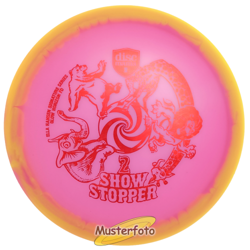 Show Stopper 2 - Ella Hansen Signature Series Color Glow Horizon C-Line FD 176g gelb-pink shatter-rot