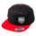 Discmania Snapback Cap-one size-schwarz / rot