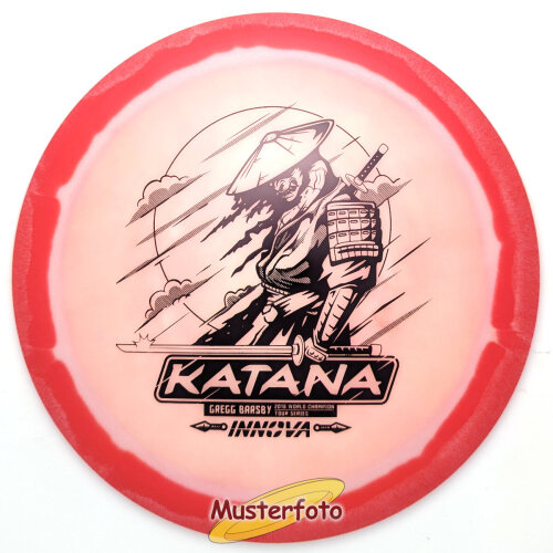 Gregg Barsby 2025 Tour Series Proto Glow Halo Star Katana 171g rot schwarz