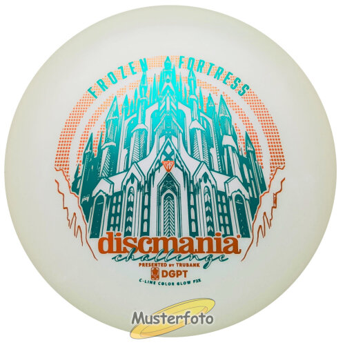 Limited Edition Color Glow C-Line P2x (Discmania Challenge Fundraiser) 174g weiß#3
