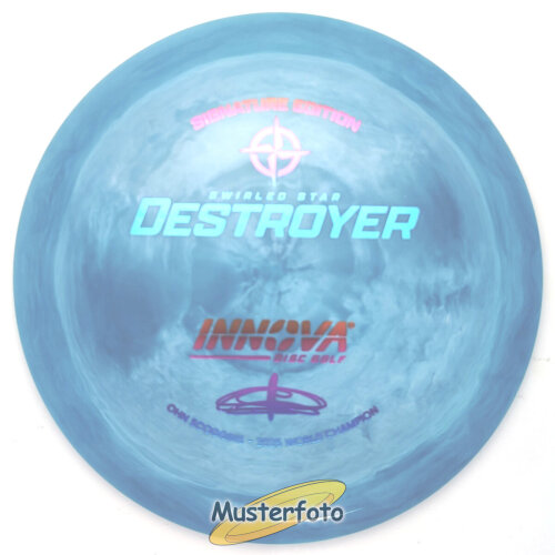 Ohn Scoggins Signature Edition Swirled Star Destroyer 173g-175g blaugrau