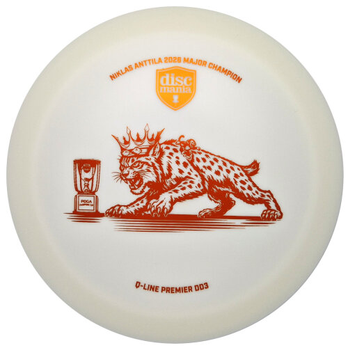 Niklas Anttila Triumph Series Q-line Premier DD3 (2026 PDGA Champions Cup) 175g weiß-kupfer
