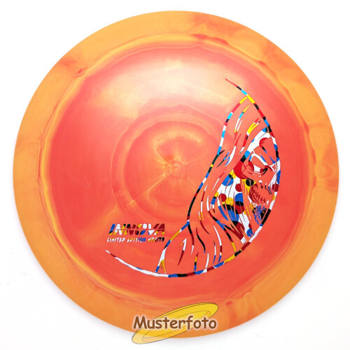 Limited Edition Swirly Star Wraith 173g-175g orange-rot