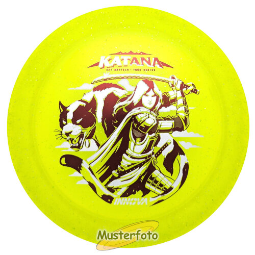 Kat Mertsch 2026 Tour Series Metal Flake Champion Katana 171g gelb