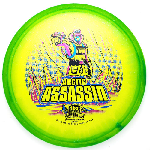 Arctic Assassin - C-Line Metal Flake Horizon P2x (Discmania Challenge Fundraiser) 171g hellgrün #3