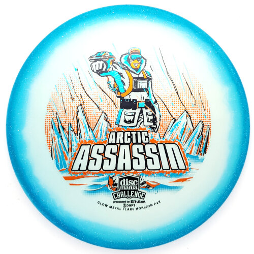 Arctic Assassin - C-Line Metal Flake Horizon P2x (Discmania Challenge Fundraiser) 173g hellblau #2