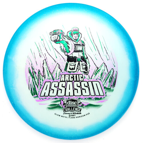 Arctic Assassin - C-Line Metal Flake Horizon P2x (Discmania Challenge Fundraiser) 171g hellblau #3