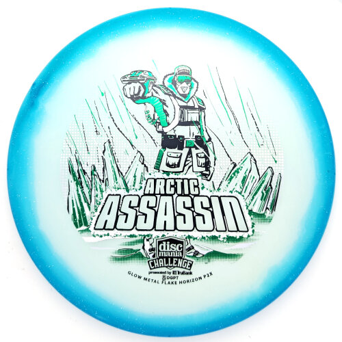 Arctic Assassin - C-Line Metal Flake Horizon P2x (Discmania Challenge Fundraiser) 173g hellblau #4