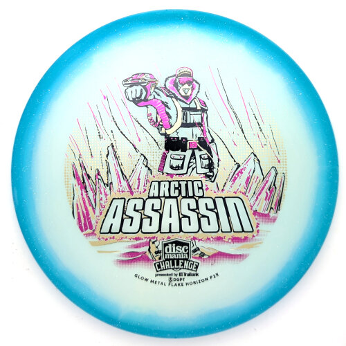 Arctic Assassin - C-Line Metal Flake Horizon P2x (Discmania Challenge Fundraiser) 173g hellblau #5