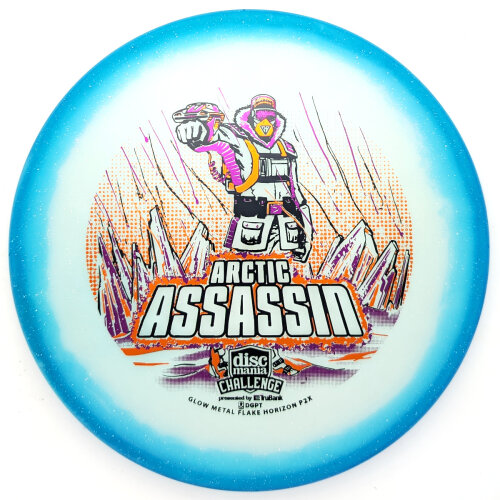 Arctic Assassin - C-Line Metal Flake Horizon P2x (Discmania Challenge Fundraiser) 171g hellblau #6
