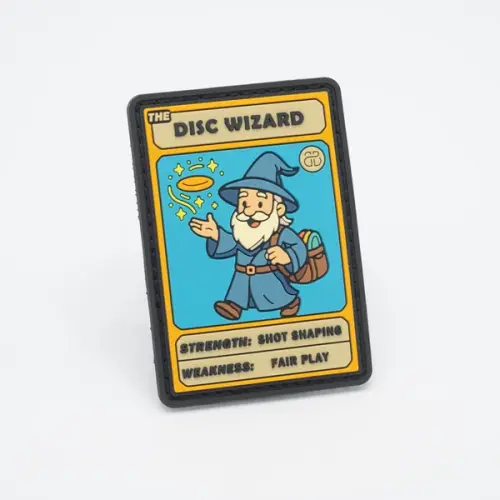 BounceBackDG PVC Character Patch Disc Wizard