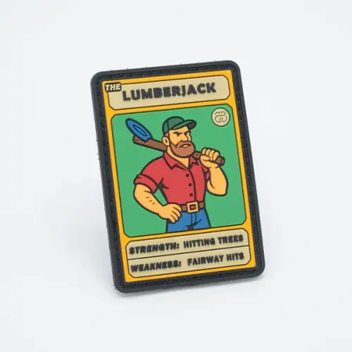BounceBackDG PVC Character Patch Lumberjack