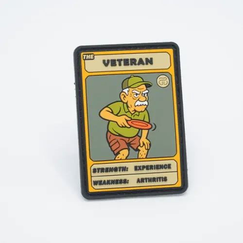 BounceBackDG PVC Character Patch Veteran